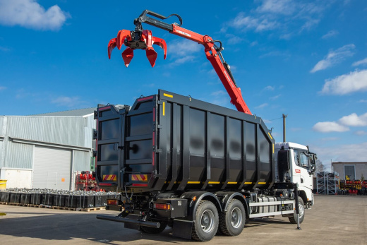 Ломовоз SHACMAN SX3258 с манипулятором ВМ10-74М