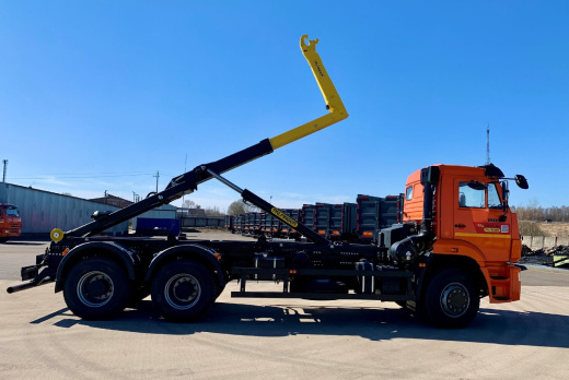 КАМАЗ 6520-23072-53 с крюковым погрузчиком ВК Т20-6000