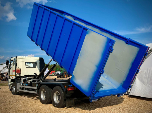 FAW CA3250 (6x4) с крюковым погрузчиком ВК Т20-6000