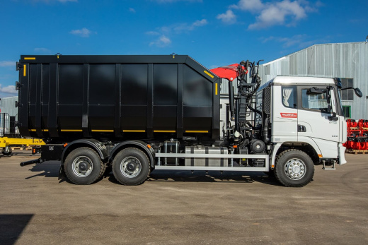 Ломовоз SHACMAN SX3258 с манипулятором ВМ10-74М